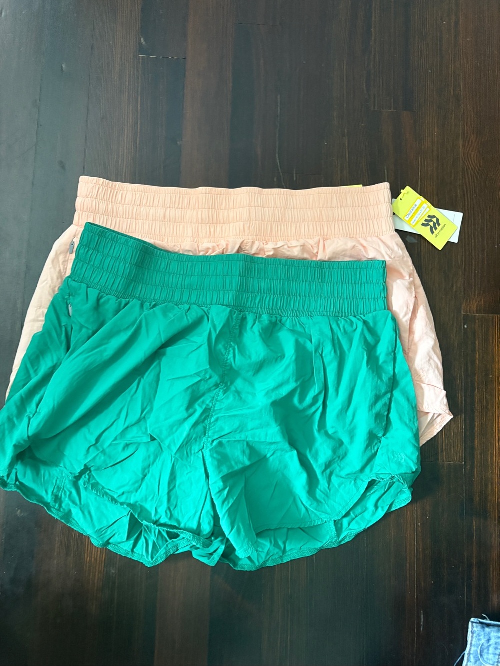 all in motion Teal Elastic Waist Shorts - Single Pair